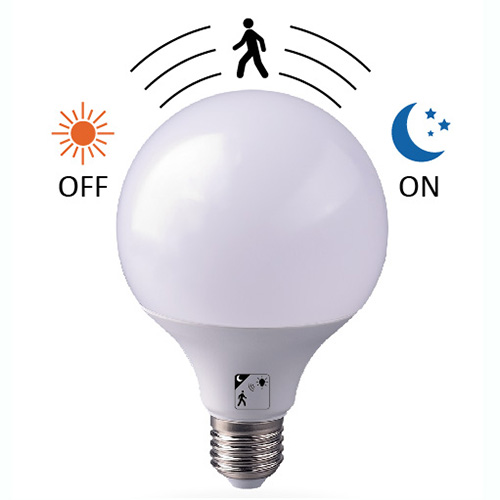 G95 bulb with lux and motion sensor